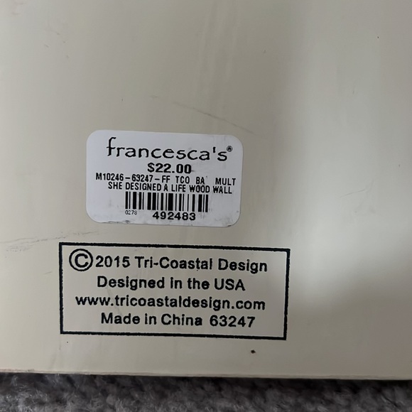 Wooden inspirational sign - Picture 3 of 4